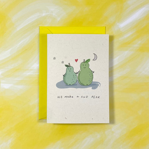 Funny Couple 'Pear'Card