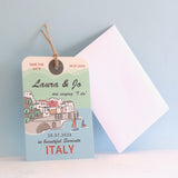 Sorrento Luggage Tag Save the Date