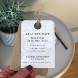 Vintage Style Map Luggage Tag