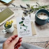 Luggage Tag Watercolour Style Save the Date on white