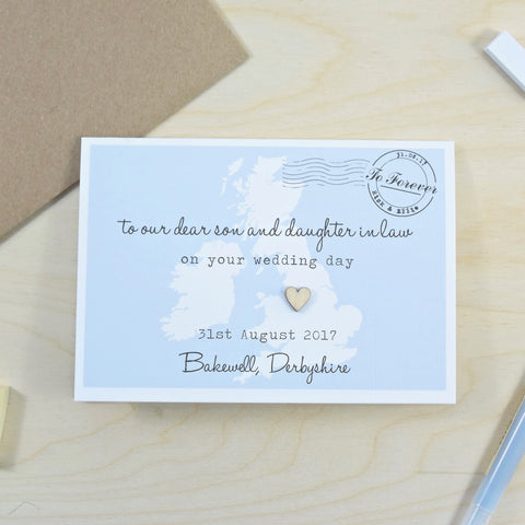 To My Son/To My Daughter Wedding Day Card